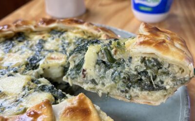 TARTA DE ESPINACA CREMOSA