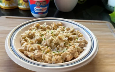 PASTA CORTA CON POLLO