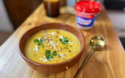 SOPA DE ZAPALLO Y CEBOLLA