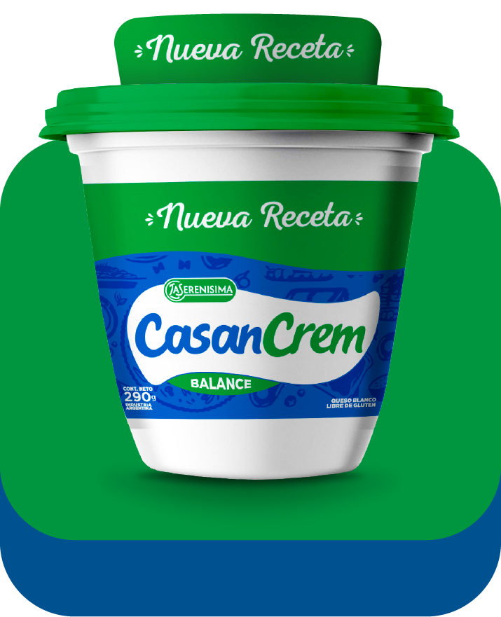 CASANCREM BALANCE SIN SELLOS CON FONDO Casancrem Quesos blancos